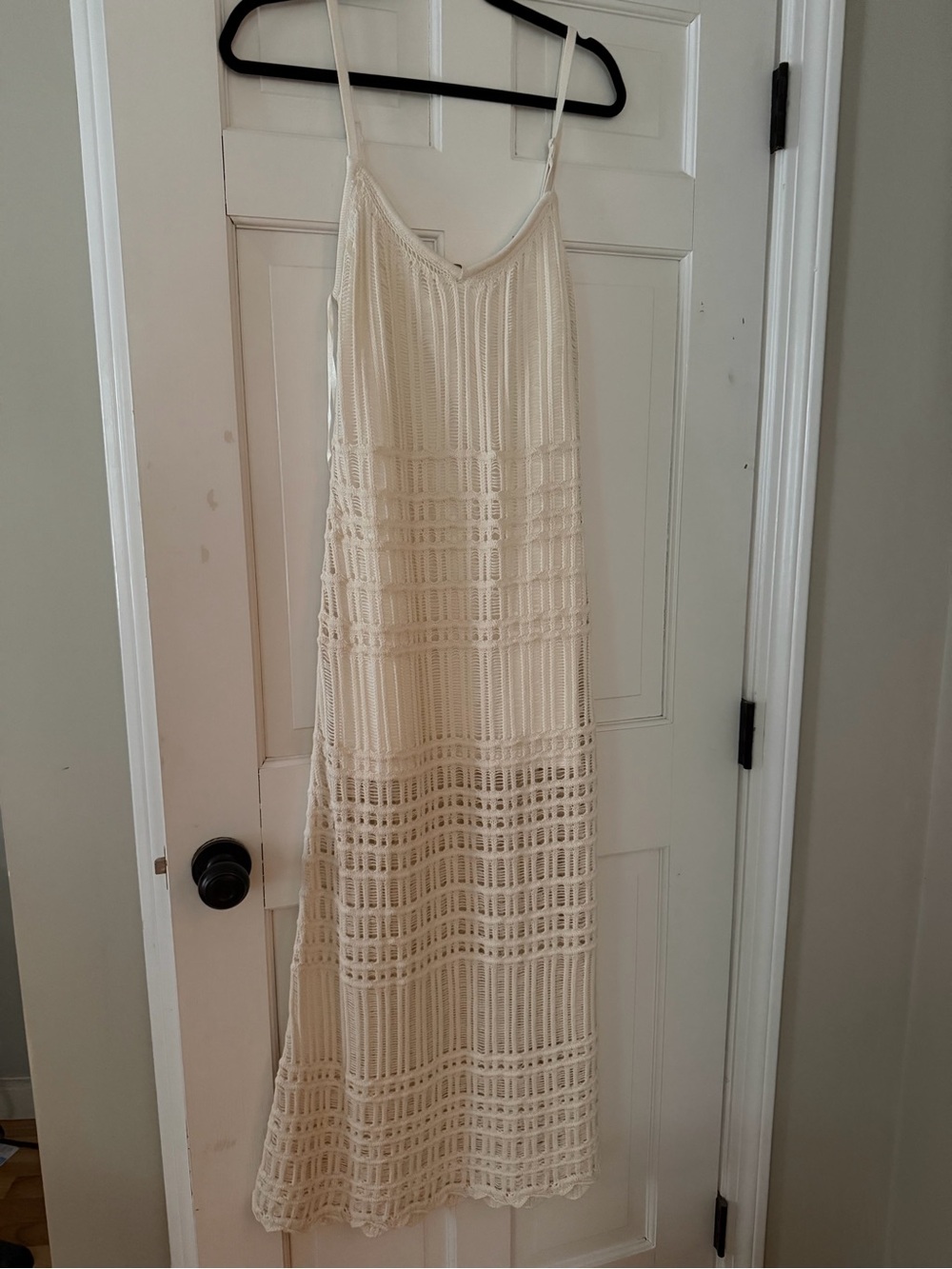 Abercrombie & Fitch Cream Crochet Maxi Dress - Picture 2 of 4